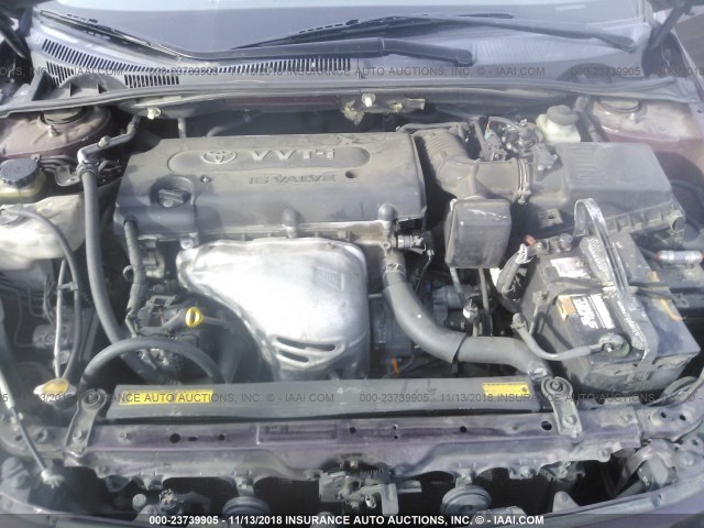 JTKDE177170187375 - 2007 TOYOTA SCION TC 栗色 照片 10