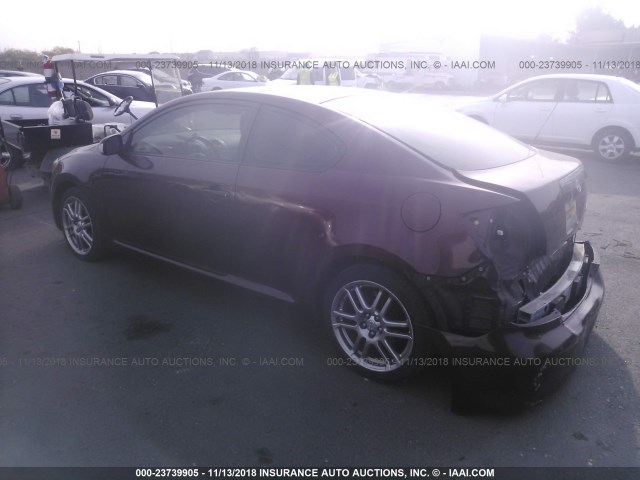 JTKDE177170187375 - 2007 TOYOTA SCION TC 栗色 照片 3