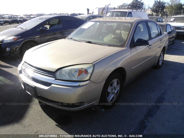 1G1ZT52814F216031 - 2004 CHEVROLET MALIBU LS 棕色 照片 2