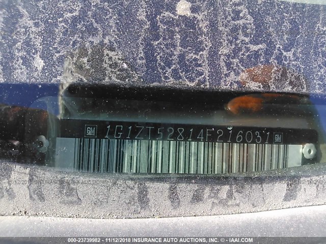 1G1ZT52814F216031 - 2004 CHEVROLET MALIBU LS 棕色 照片 9