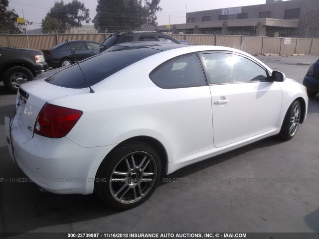 JTKDE177160090806 - 2006 TOYOTA SCION TC 白色 照片 4