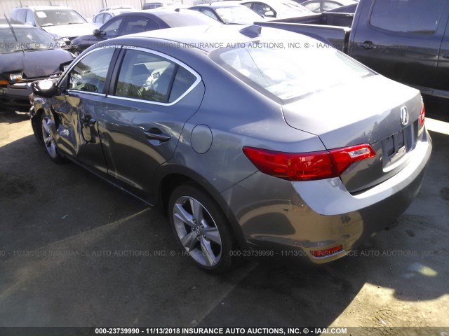 19VDE1F3XEE012691 - 2014 ACURA ILX 20 GRAY photo 3