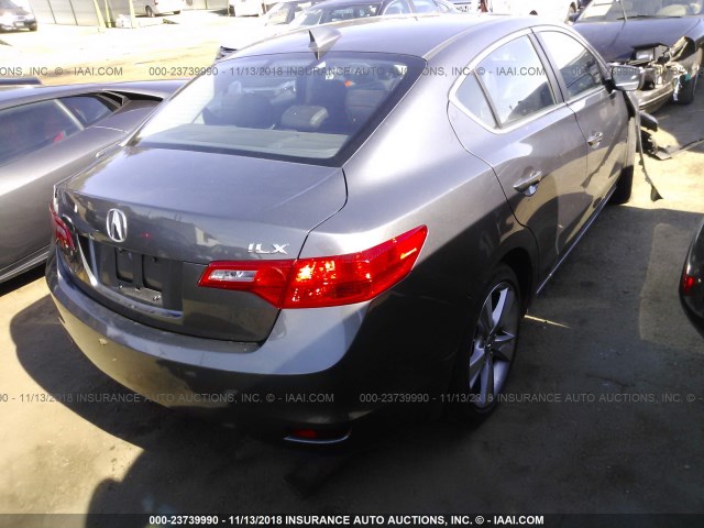 19VDE1F3XEE012691 - 2014 ACURA ILX 20 GRAY photo 4