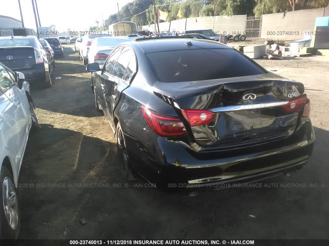 JN1EV7AP5JM358896 - 2018 INFINITI Q50 LUXE/SPORT BLACK photo 3