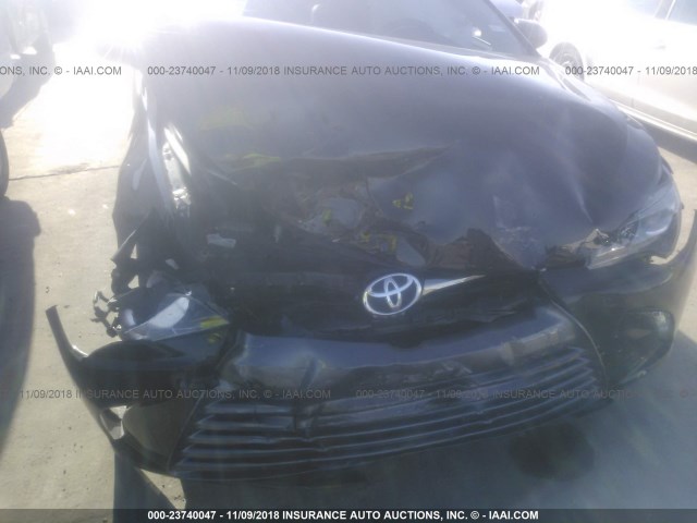 4T1BF1FK1FU060324 - 2015 TOYOTA CAMRY LE/XLE/SE/XSE BLACK photo 6