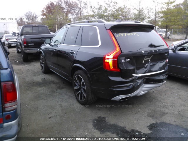 YV4A22PK1J1209130 - 2018 VOLVO XC90 T6 BLACK photo 3