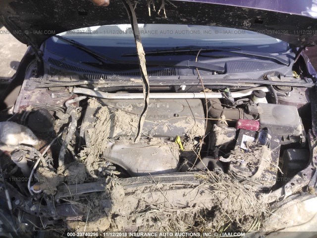 JTKDE177550013807 - 2005 TOYOTA SCION TC 勃艮第红 照片 10