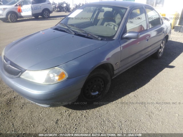 1MEFM66L6YK601379 - 2000 MERCURY MYSTIQUE LS BLUE photo 6