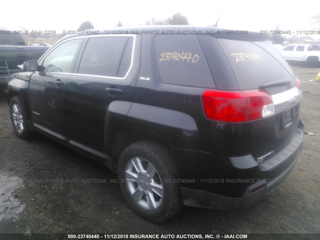 2GKALMEKXD6392970 - 2013 GMC TERRAIN SLE BLACK photo 3