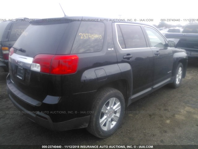 2GKALMEKXD6392970 - 2013 GMC TERRAIN SLE BLACK photo 4