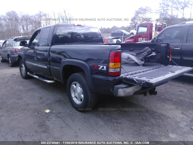 2GTEK19B661219388 - 2006 GMC NEW SIERRA K1500 BLACK photo 3