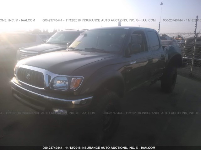 5TEGN92N93Z292331 - 2003 TOYOTA TACOMA DOUBLE CAB PRERUNNER BLACK photo 2