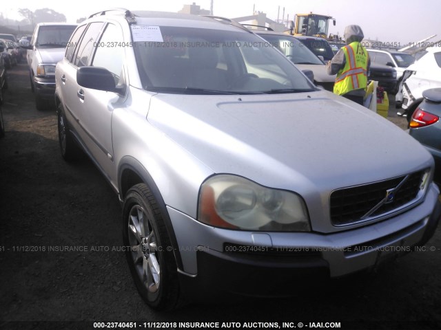 YV1CZ911051166352 - 2005 VOLVO XC90 T6 SILVER photo 1