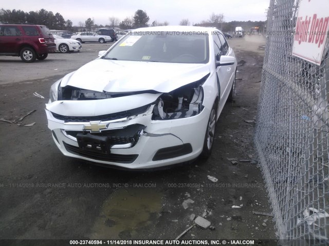 1G11C5SL1EF160532 - 2014 CHEVROLET MALIBU 1LT WHITE photo 2