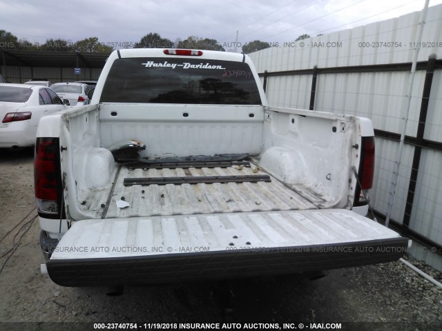 3GTP1VE00BG109686 - 2011 GMC SIERRA C1500 SLE WHITE photo 8