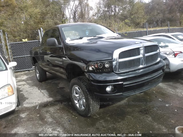 1D7HU18D23S243800 - 2003 DODGE RAM 1500 ST/SLT BLACK photo 1