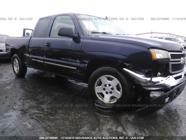 1GCEC19T36Z147448 - 2006 CHEVROLET SILVERADO C1500 BLUE photo 1