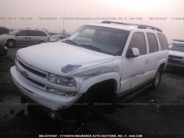 1GNEK13TX3R241535 - 2003 CHEVROLET TAHOE K1500 WHITE photo 2