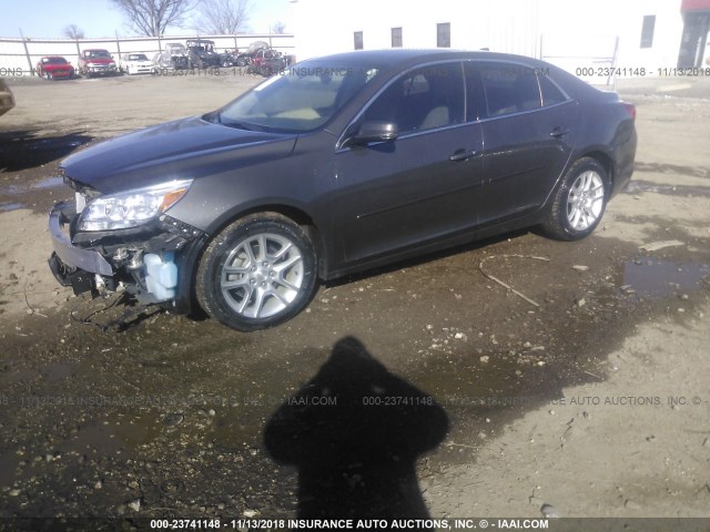 1G11C5SA7DF140590 - 2013 CHEVROLET MALIBU 1LT BROWN photo 2