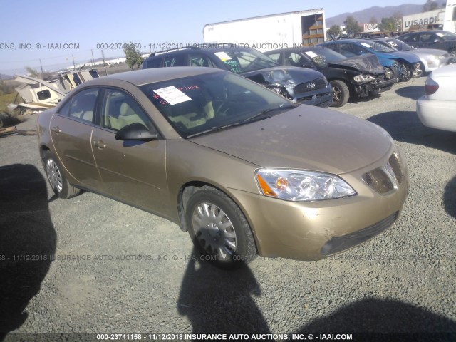 1G2ZF58B974257853 - 2007 PONTIAC G6 VALUE LEADER/BASE GOLD photo 1