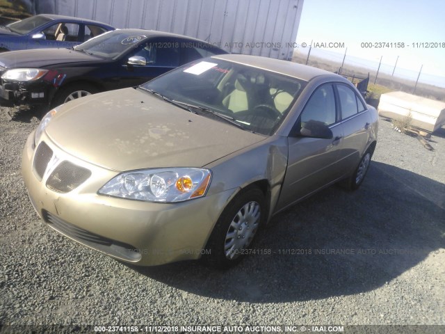 1G2ZF58B974257853 - 2007 PONTIAC G6 VALUE LEADER/BASE GOLD photo 2