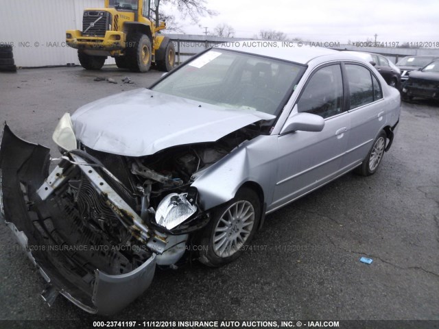 2HHES36692H003570 - 2002 ACURA 1.7EL TOURING SILVER photo 2