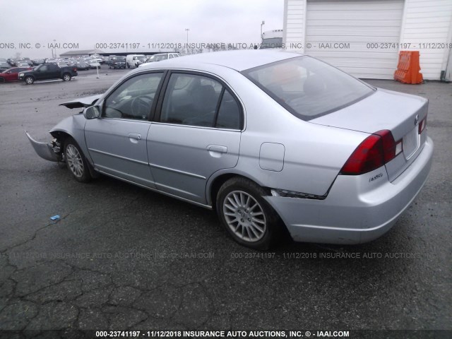 2HHES36692H003570 - 2002 ACURA 1.7EL TOURING SILVER photo 3