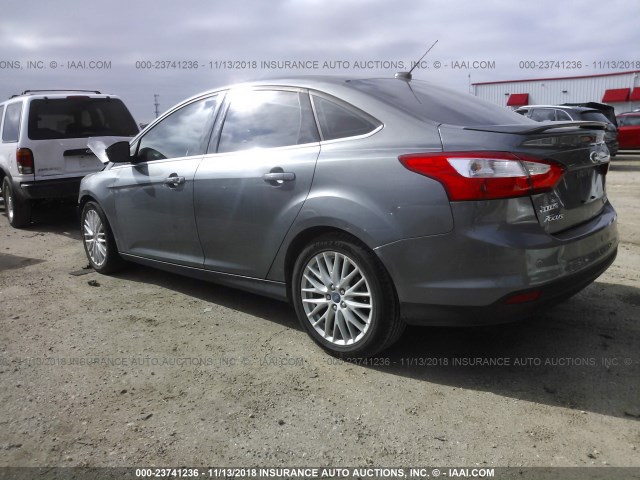 1FADP3J28DL106902 - 2013 FORD FOCUS TITANIUM GRAY photo 3