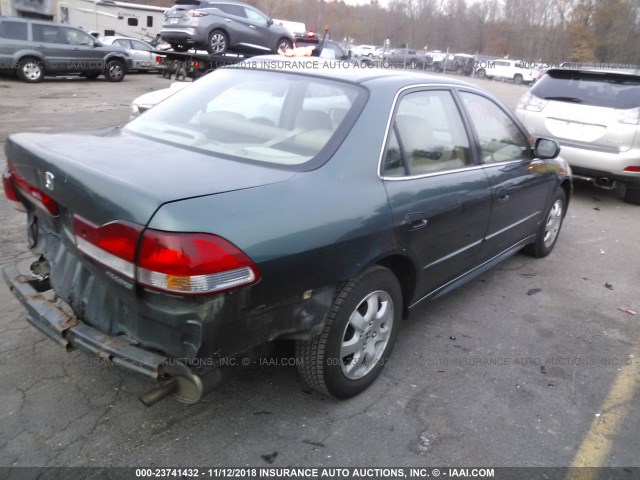 JHMCG66822C005760 - 2002 HONDA ACCORD EX/SE GREEN photo 4