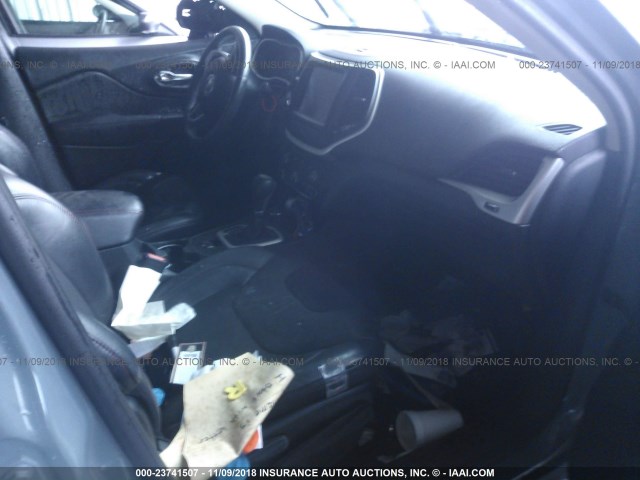 1C4PJMBB5FW595225 - 2015 JEEP CHEROKEE TRAILHAWK 灰色 照片 5