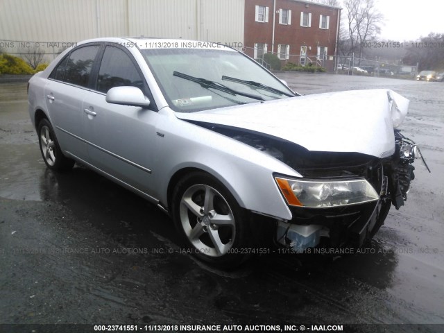 5NPEU46FX7H259296 - 2007 HYUNDAI SONATA SE/LIMITED SILVER photo 1