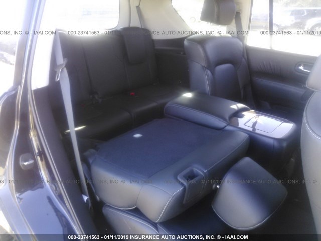 JN8AZ2NF9H9640321 - 2017 INFINITI QX80 SIGNATURE BLUE photo 8