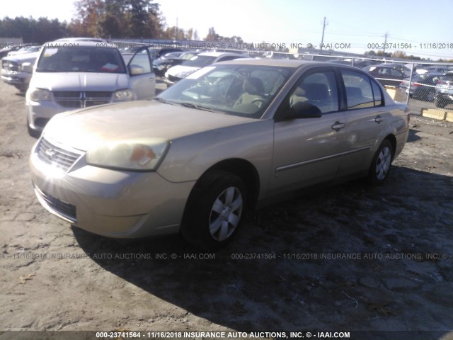 1G1ZS58F87F103383 - 2007 CHEVROLET MALIBU LS 金色 照片 2