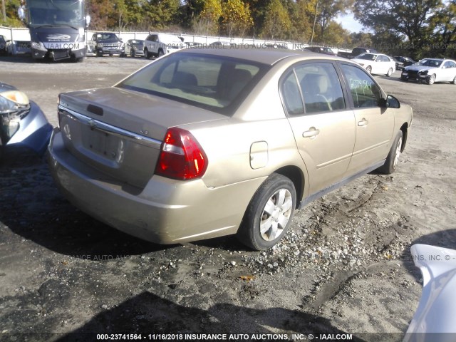 1G1ZS58F87F103383 - 2007 CHEVROLET MALIBU LS 金色 照片 4