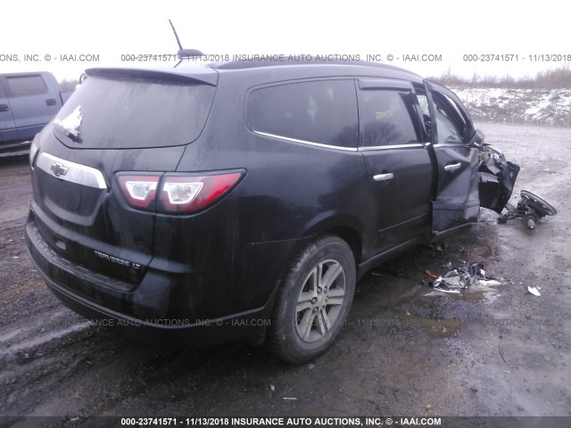 1GNKVGKD1GJ101093 - 2016 CHEVROLET TRAVERSE LT BLACK photo 4