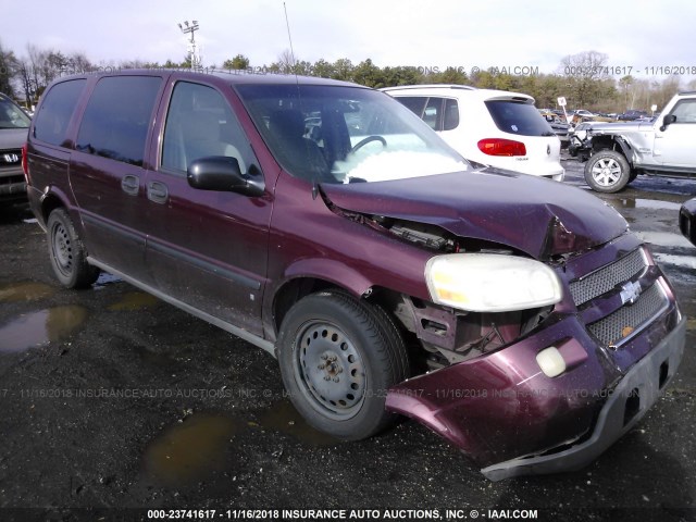 1GNDV23W97D180488 - 2007 CHEVROLET UPLANDER LS MAROON photo 1