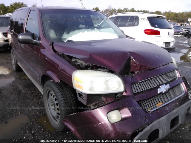 1GNDV23W97D180488 - 2007 CHEVROLET UPLANDER LS MAROON photo 6