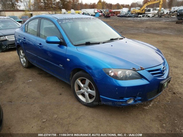 JM1BK323661515650 - 2006 MAZDA 3 S BLUE photo 1