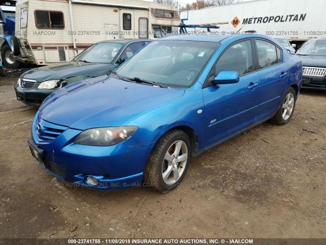 JM1BK323661515650 - 2006 MAZDA 3 S BLUE photo 2