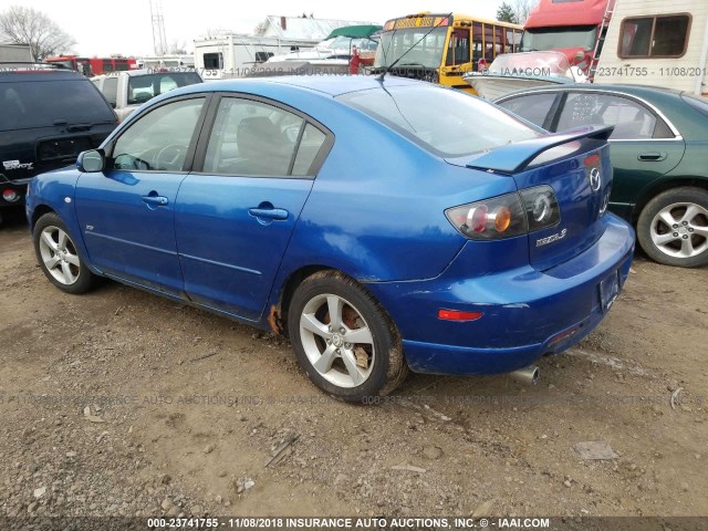 JM1BK323661515650 - 2006 MAZDA 3 S BLUE photo 3