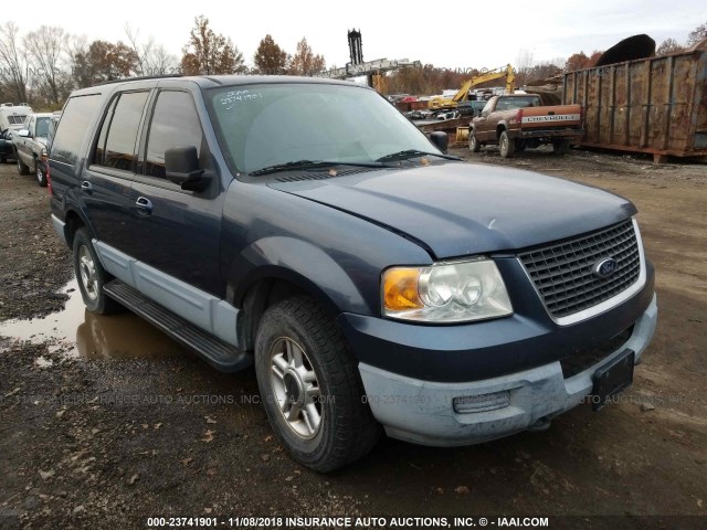 1FMPU16L83LC35335 - 2003 FORD EXPEDITION XLT BLUE photo 1