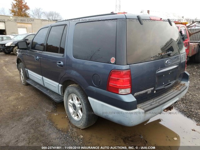 1FMPU16L83LC35335 - 2003 FORD EXPEDITION XLT BLUE photo 3