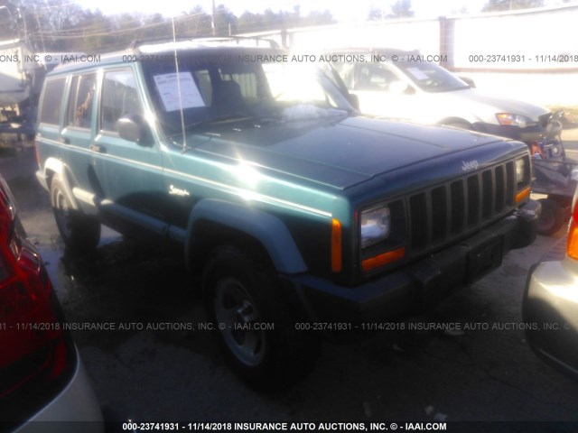 1J4FJ68S4WL283844 - 1998 JEEP CHEROKEE SPORT/CLASSIC მწვანე ფოტო 1