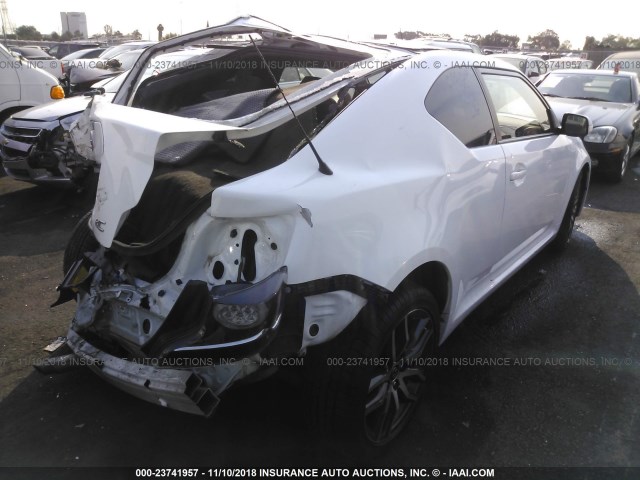 JTKJF5C77E3076970 - 2014 TOYOTA SCION TC 白色 照片 4