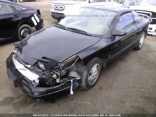 1G8ZH1272TZ239219 - 1996 SATURN SC2 BLACK photo 2