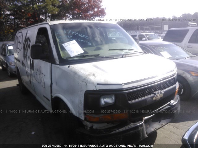 1GCFG15X061275162 - 2006 CHEVROLET EXPRESS G1500  WHITE photo 1