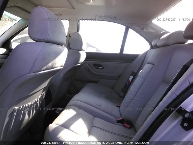 WBADN63482GN86099 - 2002 BMW 540 I AUTOMATIC Gümüş fotoğraf 8