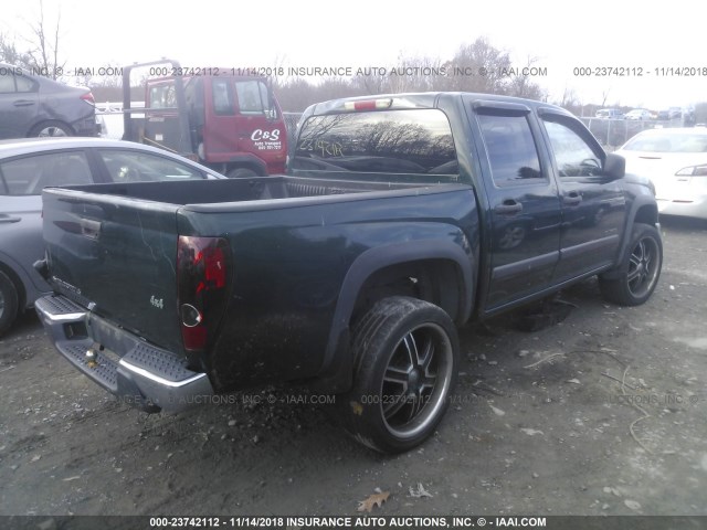 1GCDT136858272657 - 2005 CHEVROLET COLORADO GREEN photo 4