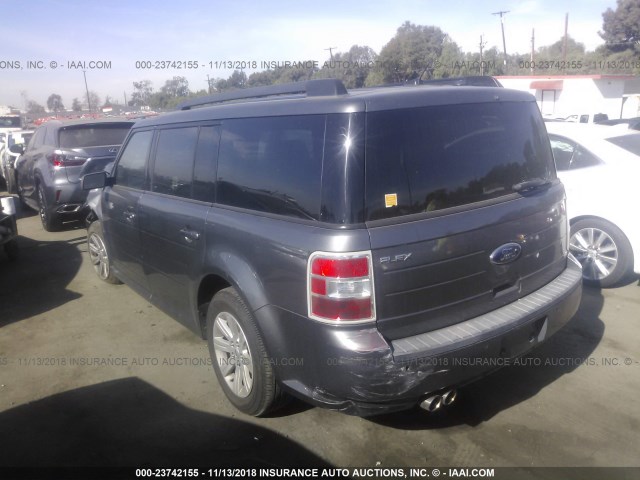 2FMGK5BCXABA54155 - 2010 FORD FLEX SE GRAY photo 3