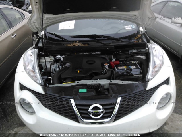 JN8AF5MV2ET481255 - 2014 NISSAN JUKE S/SV/SL/NISMO WHITE photo 10